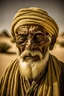 Placeholder: Desert photos of a blind old man .