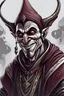 Placeholder: A crazy jester man, assassin, Dark Brotherhood, Skyrim, aged 28, attractivw, realism