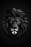 Placeholder: Create a logo featuring a REALISTIC BLACK LION