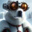 Placeholder: Portrait of cyborg dog child with brown hair and with cute face, north pole snowy vibe , perfect composition, hyperrealistic, super detailed, 8k, high quality, trending art, trending on artstation, sharp focus, studio photo, intricate details, highly detailed, by greg rutkowski