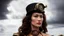 Placeholder: whole body portrait of Olga Kurylenko as a steampunk character in a steampunk setting, HD 4K, sharp detail, photo-realistic accurate face and features, cinematic lighting, award winning photography