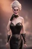 Placeholder: Carmen Dell`orifice as evil queen in black leather gown, angry, busty, curvey, cleavage, unreal 5, octane render,cinema4d, dynamic lighting, dramatic lighting, 4k, redshift render, highly detailed, hyper realistic