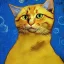 Placeholder: retrato de um gato por van gogh