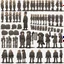 Placeholder: sprite sheet character, rimworld style