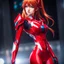 Placeholder: (masterpiece, best quality, highres:1.2), (photorealistic:1.2), (film grain:1.3), (morbid light:1.2), (dynamic angle), raw photo, (Asuka Langley), many young, cute, very slim, skinny, in high detailed Evangelion textured red suit, (ultra-detailed body), (light smile:0.8), (dynamic pose), moonlight passing through hair, (abstract colorful art background:1.3), (sharp), exposure blend, bokeh, dim light, (hdr:1.4), high contrast, (muted colors, dim colors, soothing tones:1.3), low saturation, morbid