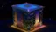 Placeholder: A holographic cubist celestial architecture with thermal pointillism
