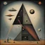 Placeholder: Surreal sinister weird, Style by Colin McCahon and Pawel Kuczynski and Santiago Caruso and Wassily Kandinsky, nightmare overbombing, symbolic art, diagonal composition, masterpiece, strangecore, overdose of grotesque, eerie, smooth, neo surrealism, colorful