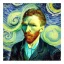 Placeholder: portrait of an octopus Vincent van Gogh style