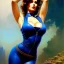 Placeholder: Drawing of beautiful face,'beautiful,Busty fit Sexy Vault Woman- Fallout 4 ',intense stare, ancient blue skintight suit, balanciaga fashion clothe painting by gaston bussiere, greg rutkowski, yoji shinkawa, yoshitaka amano, tsutomu nihei, donato giancola, tim hildebrandt,KyuYong Eom,Ren Wei Pan Oil on canvas, cinematic composition, extreme detail,fit full head inside picture,16k