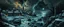 Placeholder: in the style of Rembrandt and Escher, storm During the Siege of Dorn, the city was lost, walls cracked under war and frost. A desperate mage called wild magic near, not to command it—but to let it hear. The spell went wrong in every way— the river reversed, then chose to stay. It flowed uphill through broken stone, and d