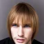 Placeholder: Man with blond straight hair and brown eyes