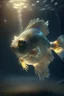 Placeholder: A fish with a human body ,cinematic lighting, 4k resolution, smooth details.