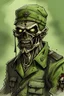 Placeholder: Drawing of a military zombie