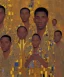 Placeholder: wealthy African American young brothers of four by Gustav Klimt