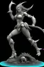 Placeholder: female gray skin, Shadar-Kai wielding a Whip a whip made out of black thorns, clothes with a dark rose theme