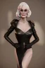 Placeholder: Carmen Dell`orifice as evil queen in black leather gown, angry, busty, curvey, cleavage, unreal 5, octane render,cinema4d, dynamic lighting, dramatic lighting, 4k, redshift render, highly detailed, hyper realistic