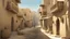 Placeholder: An old and beautiful Arab city and its streets are a light blue river radiant