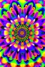 Placeholder: psychedelic mandala made out of flowers, feathers, ultra detailed, photorealistic, vivid colours, intricate details, in the style of Elspeth McLean, 8k