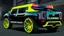 Placeholder: Hummer ultimate Street tuning Mansory Cyberpunk 2077 neon Style Rear View, Super Detailed, desktop wallpaper, 4K