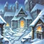 Placeholder: fantasy 90's tcg art frozen ice block prison