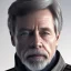 Placeholder: extremely detailed 8k hyperspace wallpaper,complete and photo realistic detailed head to waist stunning photo realistic portrait of mark hamill as luke skywalker in star wars with short lenght, Symmetrical, soft, fine, warm, photo realistic hair, blue eyes, professional majestic photo realistic painting by Ed Blinkey, Atey Ghailan, by Jeremy Mann, Greg Manchess, Antonio Moro, trending on ArtStation, Intricate, High Detail, Sharp focus,dramatic, by greg rutkowski,careworn face,space outfit