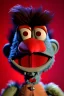 Placeholder: Waist up muppet Portrait, Nicolas maduro muppet doll, mostacho, photo studio, red background, unreal engine 5, concept art, art station, ray tracing, lumen lighting, ultra detail, volumetric lighting, 3d.