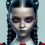 Placeholder: wednesday addams rolünde oynayan jenna ortega netflix dizisi 2022