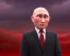 Placeholder: president Putin angry killer in blood