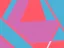 Placeholder: triangles technologie blue pink minimalist