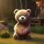 Placeholder: pixar art style of teddy bear in native environment, monotone color, full body, by mobeius, au naturel, hyper detailed, digital art, trending in artstation, cinematic lighting, studio quality, smooth render, unreal engine 5 rendered, octane rendered, art style by klimt and nixeu and ian sprigger and wlop and krenz cushart