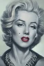 Placeholder: Marilyn Monroe, smokes a cigarette, photorealistic, 4k