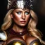 Placeholder: Ultra detailed fullbody Portrait in oil on canvas of beautiful busty female Viking with armor,helmet,extremely detailed digital painting,ultrarealistic skin,intense stare, extremely detailed face, crystal clear eyes, mystical colors ,perfectly centered image, perfect composition, rim light, beautiful lighting,masterpiece ,8k, stunning scene, raytracing, anatomically correct, in the style of Simon Bisley and Ohrai Noriyoshi and robert e howard and Steve Jung and Wizyakuza and uncannyknack.