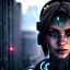 Placeholder: portrait,beautiful female robot, intense stare, post-apocalyptic in a cyberpunk city, realistic, intriacte detail, sci-fi fantasy style, volumetric lighting, particles, highly detailed ,cinamatic , deep colours,8k, by Caravaggio