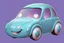 Placeholder: whimsical cartoon car with big eyes and a friendly smile, accompanied by various mechanical parts that form the shape of the car. The cartoon car should have a round body and a pair of big, round headlights that look like eyes. The eyes should be friendly and cute, with thick lashes and a bright sparkle. The car should also have a wide grille that forms a smile, with a row of teeth made of tiny nuts and bolts. The smile should be slightly crooked.