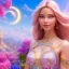 Placeholder: Beautyful smiling young woman, long hair amazing blue eyes, flowers, happy cosmic, bright colors, blue, pink, gold, jewels, realistic, photo real, clear sunny background, highly detailed, high contrast, 8k high definition, unreal engine 5, extremely sharp detail, light effect, sunny light background