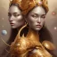 Placeholder: sango fantasy, fantasy magic, intricate, sharp focus, illustration, highly detailed, digital painting, concept art, matte, artgerm and paul lewin and kehinde wiley, masterpiece sexy lips Asian lady body dragon Papu New Guina pyramid golden silver space lady space blood moon sun galaxy