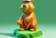 Placeholder: low poly 3d model of yogi bear