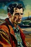 Placeholder: Jack Kerouac; On the road, Manet colors