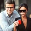 Placeholder: Me having coffee with a happy Victoria Beckham