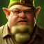 Placeholder: portrait of a old,fat, elf man,leprechaun, low beard,hat,elegant,highly detailed, digital painting, artstation, concept art, cinematic lighting, illustration, 8k art by artgerm and greg rutkowski and alphonse mucha,Craig Mullins