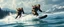 Placeholder: orcs waterskiing