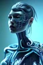 Placeholder: cyberpunk77, tron, girl, danding , body portrai, perfekt face, hr giger