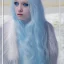 Placeholder: Write a story about an ice princess with light blue eyes and a pale skinn and long white hair