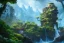 Placeholder: Art by Dylan cole and Eddie mendoza, Avatar concept art, pandora, hovering island with waterfall, magnificent landscape, ultra-wide angle, ultra realistic, digital painting, 8 k uhd, dynamic lighting, beautiful, sharp focus, ultra detailed, concept art