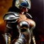 Placeholder: portrait ' Sexy Extra busty Power Girl naked ',ancient metal armor and Helmet ,painting by gaston bussiere, greg rutkowski, yoji shinkawa, yoshitaka amano, tsutomu nihei, donato giancola, tim hildebrandt, oil on canvas, cinematic composition, extreme detail,fit full head inside picture,16k