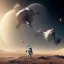 Placeholder: Astronaut landing on a newly discovered planet