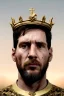 Placeholder: Realistic image, Baroque sculpture made in white marble with gold veins, Lionel messi with gold laurel leaves crown, decorative star on the chest, waist up portrait, marble material, gold ornaments, Baroque style, sun rays background, epic, celestial, cinematic lighting, God lights, 4k resolution, smooth details, soft lighting, unreal engine 5, art station, substance 3d.