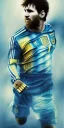 Placeholder: Insanely detailed portrait of messi in argentina jeesey wearing an infinity gauntlet bearing a world cup trophy emblem::perfect proportions::by Artgerm, Greg Olsen, Pixar, WLOP:: hyperrealistic, hyper detailed,photorealistic::a masterpiece,incredible composition,amazing depth, imposing,meticulously composed::Mappa studios::detailed matte painting,deep color,fantastical,intricate detail,splash screen,complementary colors,fantasy concept art, 8k reso trending on Artstation Unreal Engine