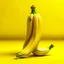 Placeholder: A banana in the shape of a cartoon character