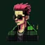 Placeholder: 2-d pixel crypto punk named kenn